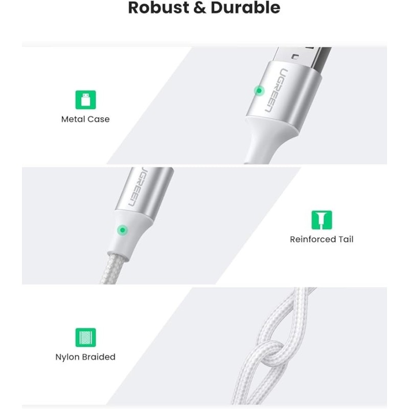 UGREEN USB-C Male To USB 2.0 A  Male Cable - US288 - 60126