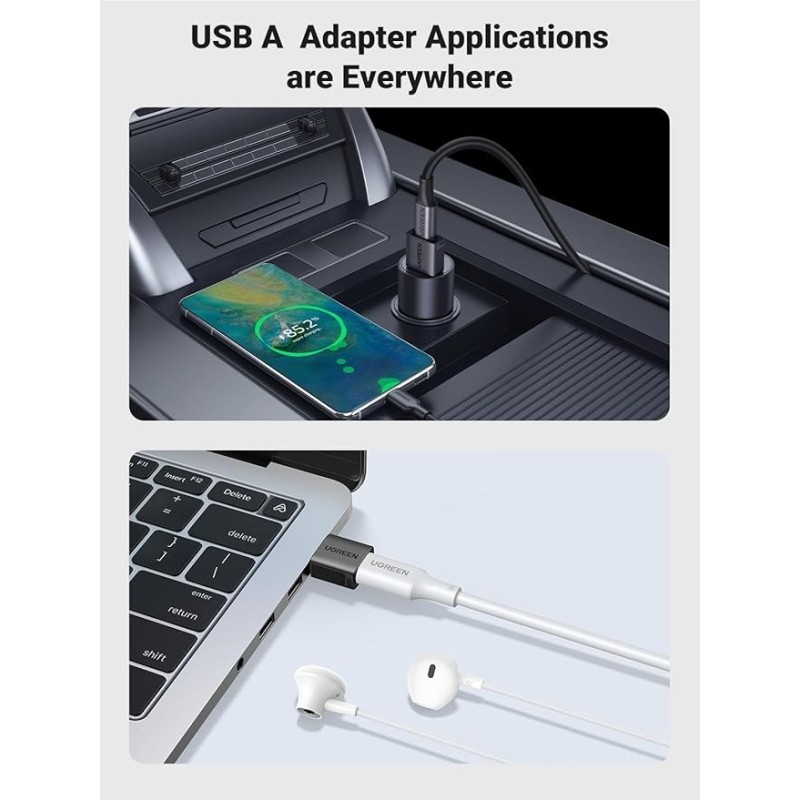 UGREEN USB-C Female to USB-A Male Adapter Set 3-Pack - US701 - 45299