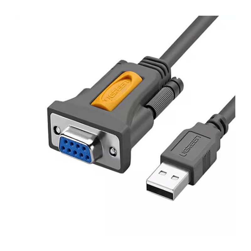 UGREEN 20201 USB to DB9 RS-232 Female Adapter Cable (1.5 Meter) - CR104 - 20201