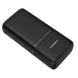 MARSRIVA power bank 20000mAh, black color - MR-PB20E