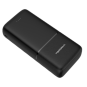 MARSRIVA power bank 20000mAh, black color - MR-PB20E