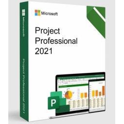 Microsoft Project Professional 2021 | Full Version Download & Lifetime License for Project Management Features Included
