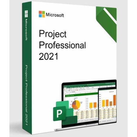 Microsoft Project Professional 2021 | Full Version Download & Lifetime License for Project Management Features Included