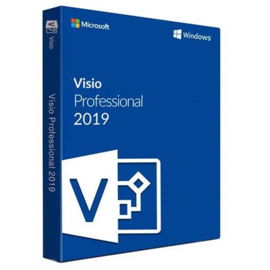 Microsoft Visio Professional 2019 | Digital Download License for Windows