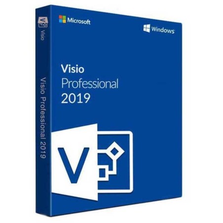 Microsoft Visio Professional 2019 | Digital Download License for Windows