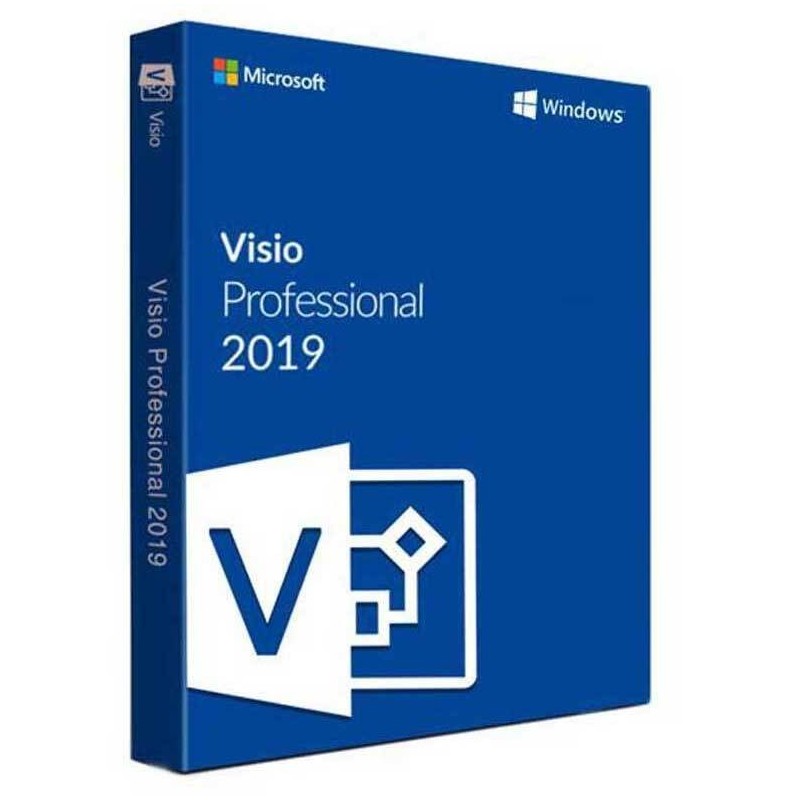 Microsoft Visio Professional 2019 | Digital Download License for Windows
