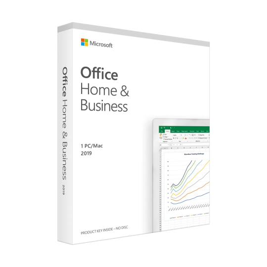 Microsoft Office 2019 Home & Business | Word, Excel, PowerPoint, Outlook & OneNote | Lifetime License for PC/Mac