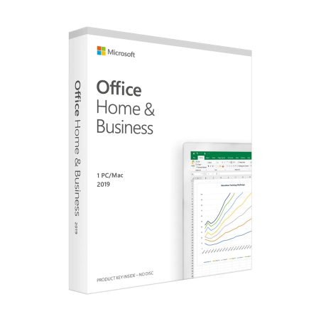 Microsoft Office 2019 Home & Business | Word, Excel, PowerPoint, Outlook & OneNote | Lifetime License for PC/Mac