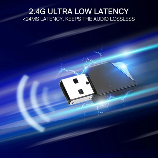 Redragon H858 3-mode Wireless Gaming Headset, 7.1 Surround Sound