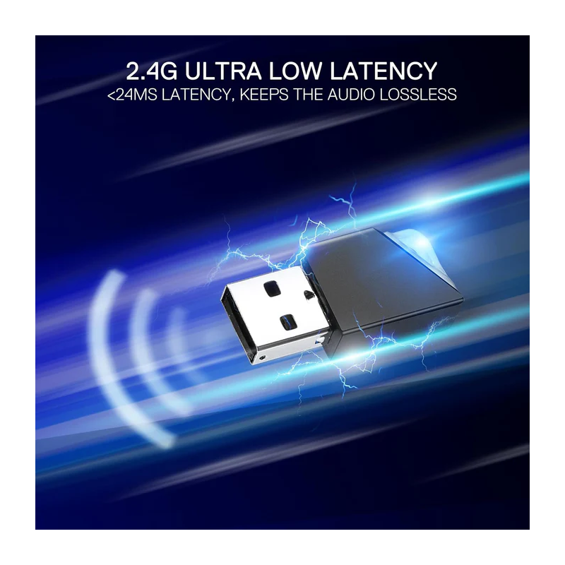 Redragon H858 3-mode Wireless Gaming Headset, 7.1 Surround Sound