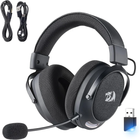 Redragon H858 3-mode Wireless Gaming Headset, 7.1 Surround Sound