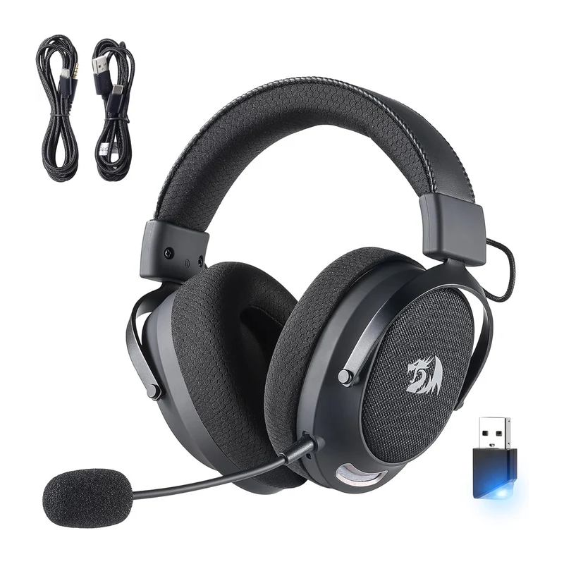 Redragon H858 3-mode Wireless Gaming Headset, 7.1 Surround Sound