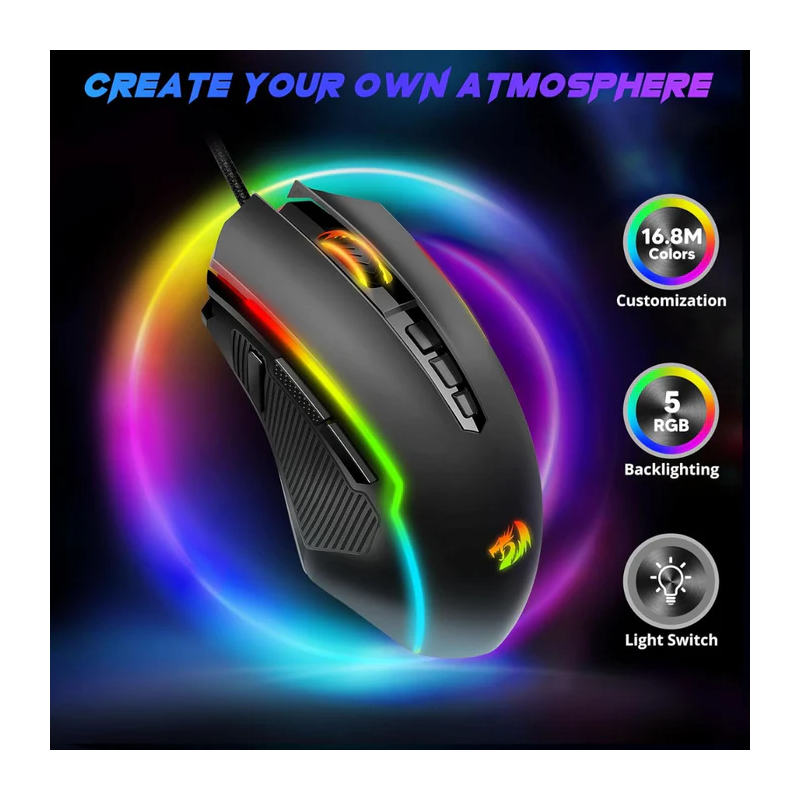 Redragon M910 Ranger Rgb Gaming Mouse