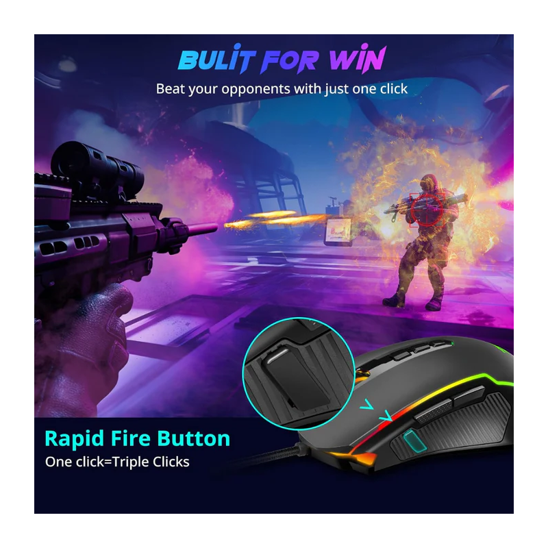 Redragon M910 Ranger Rgb Gaming Mouse