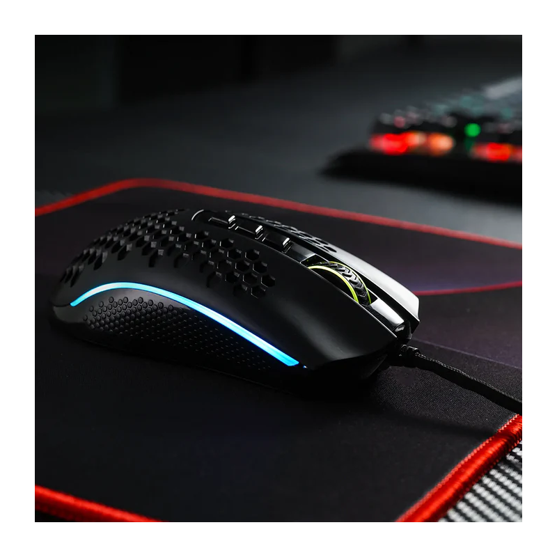 Redragon M808 Storm Lightweight Rgb Gaming Mouse, 85g Ultralight Honeycomb Shell