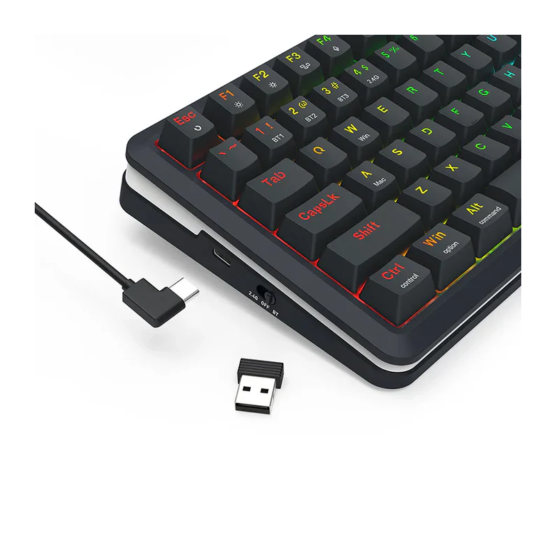 Redragon K708-rgb-pro Tri-mode Mechanical Keyboard