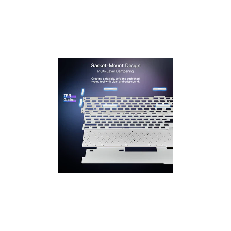 Redragon K673 Pro 75% Wireless Gasket Rgb Gaming Keyboard