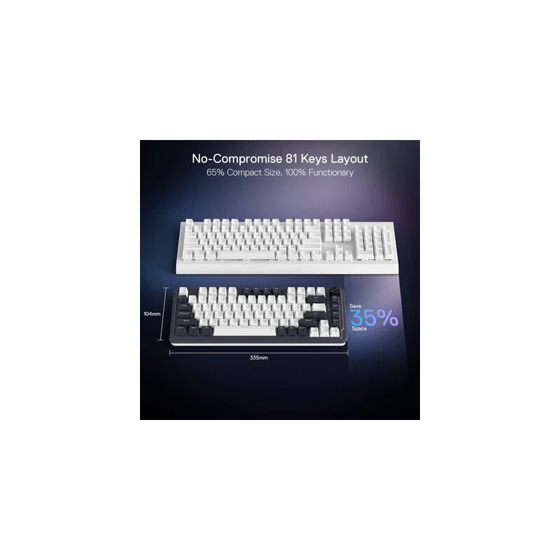 Redragon K673 Pro 75% Wireless Gasket Rgb Gaming Keyboard