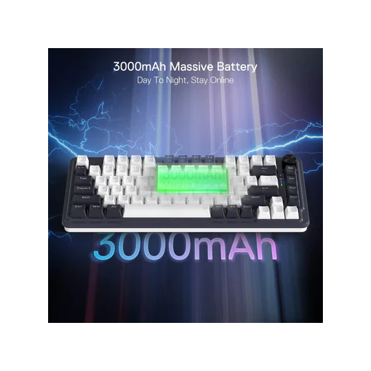 Redragon K673 Pro 75% Wireless Gasket Rgb Gaming Keyboard