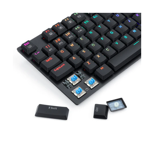 Redragon K607p-kbs Wireless 2.4g and Bluetooth Gaming Keyboard