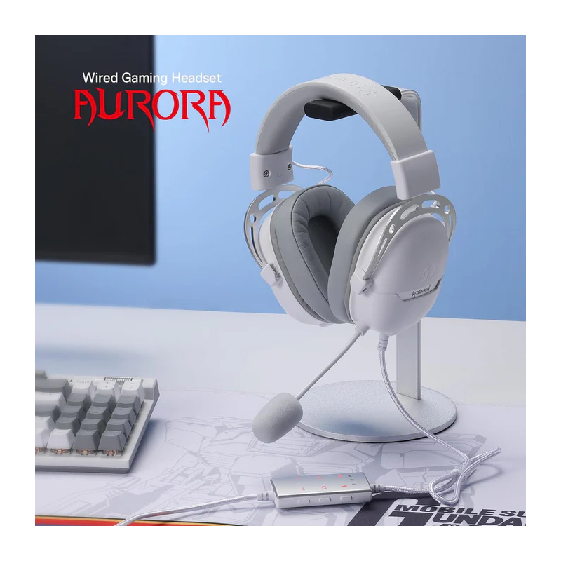 Redragon H376 Aurora Wired Gaming Headset, 7.1