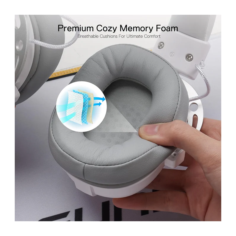 Redragon H376 Aurora Wired Gaming Headset, 7.1