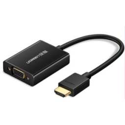 UGREEN HDMI to VGA Converter with Audio (Black) - MM102 - 40233