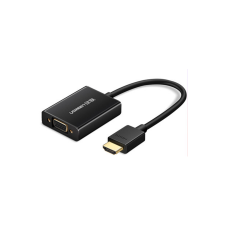 UGREEN HDMI to VGA Converter with Audio (Black) - MM102 - 40233