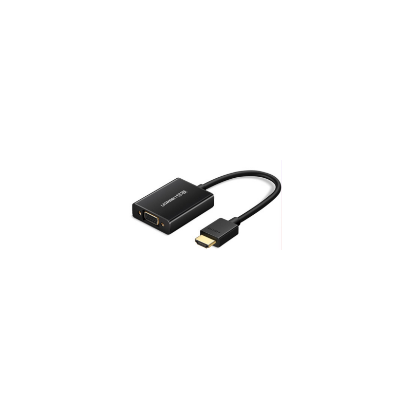 UGREEN HDMI to VGA Converter with Audio (Black) - MM102 - 40233