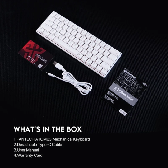 Fantech Atom63 Mk859 Mechanical Gaming Keyboard Arabic/english