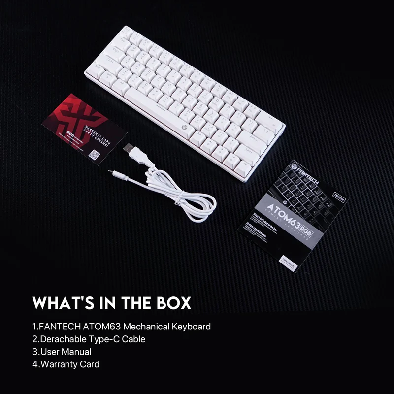 Fantech Atom63 Mk859 Mechanical Gaming Keyboard Arabic/english