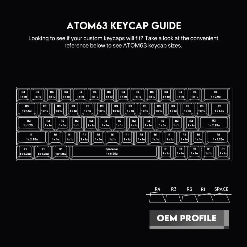 Fantech Atom63 Mk859 Mechanical Gaming Keyboard Arabic/english