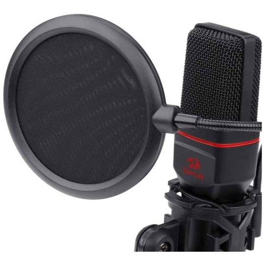 Redragon Seyfert GM100 USB Condenser Microphone with Tripod Stand & Noise Reduction for Streaming, Gaming & Podcasting