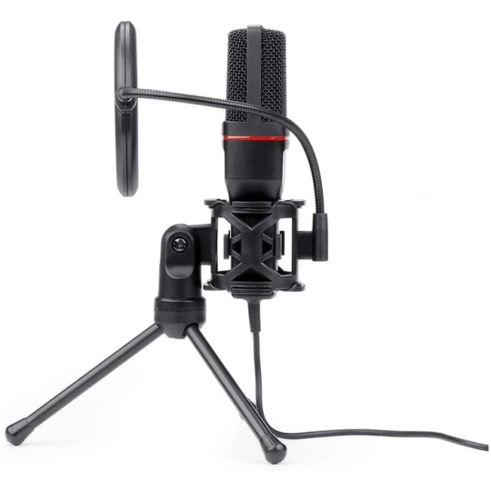Redragon Seyfert GM100 USB Condenser Microphone with Tripod Stand & Noise Reduction for Streaming, Gaming & Podcasting