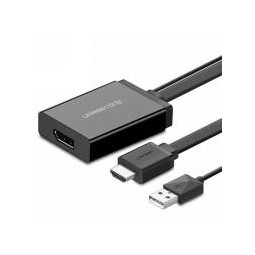 UGREEN HDMI + USB to DP Converter 0.5m (Black) - MM107 - 40238