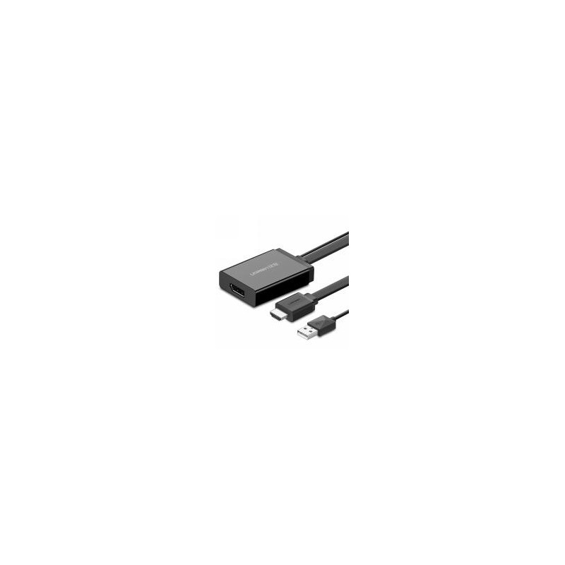 UGREEN HDMI + USB to DP Converter 0.5m (Black) - MM107 - 40238