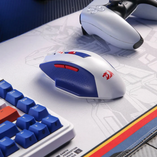 Redragon M994 Wireless Gaming Mouse – Bluetooth & 2.4G, Lightweight 6-Button RGB Mouse