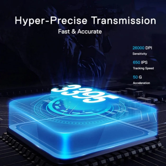 Redragon M994 Wireless Gaming Mouse – Bluetooth & 2.4G, Lightweight 6-Button RGB Mouse