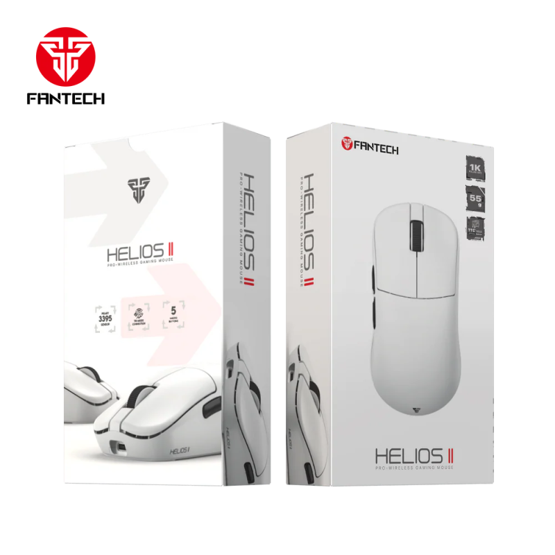 Fantech Helios II XD3 V3 – High-Precision Gaming Mouse, Ergonomic Design, RGB Lighting