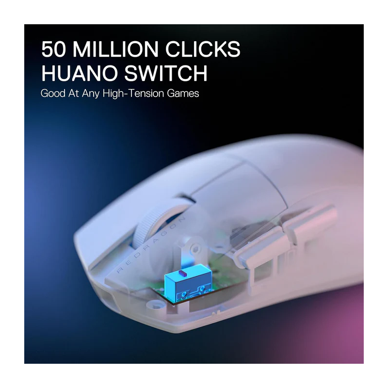 Redragon M916 Pro 3-mode Wireless Gaming Mouse 4k (26000 Dpi)