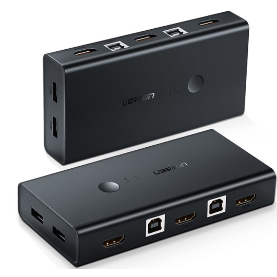 UGREEN HDMI Switch Box 2 In 1 Out KVM Switching - CM200 - 50744