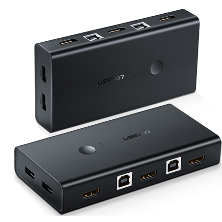 UGREEN HDMI Switch Box 2 In 1 Out KVM Switching - CM200 - 50744