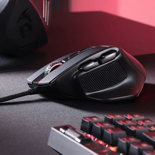 Redragon M806 Bullseye Wireless Gaming Mouse – High-Precision, RGB, Programmable Buttons