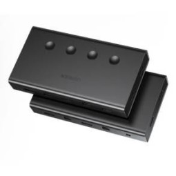 UGREEN HDMI 4*1 KVM Switcher With 5V DC （5.5*2.1*10mm）to USB-A  cable - CM293 - 70439