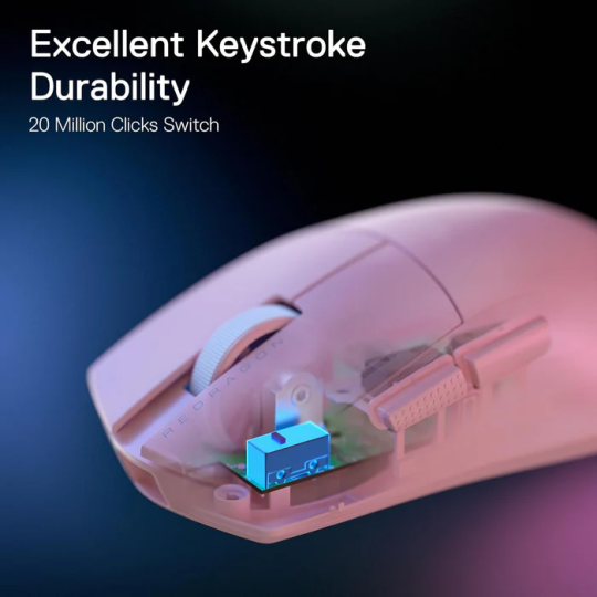 Redragon M724 Wired RGB Gaming Mouse – 7 Programmable Buttons, 7200 DPI