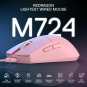 Redragon M724 Wired RGB Gaming Mouse – 7 Programmable Buttons, 7200 DPI