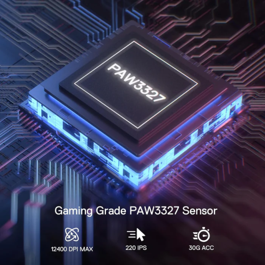 Redragon M724 Wired RGB Gaming Mouse – 7 Programmable Buttons, 7200 DPI