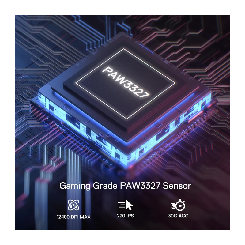 Redragon M724 Wired RGB Gaming Mouse – 7 Programmable Buttons, 7200 DPI