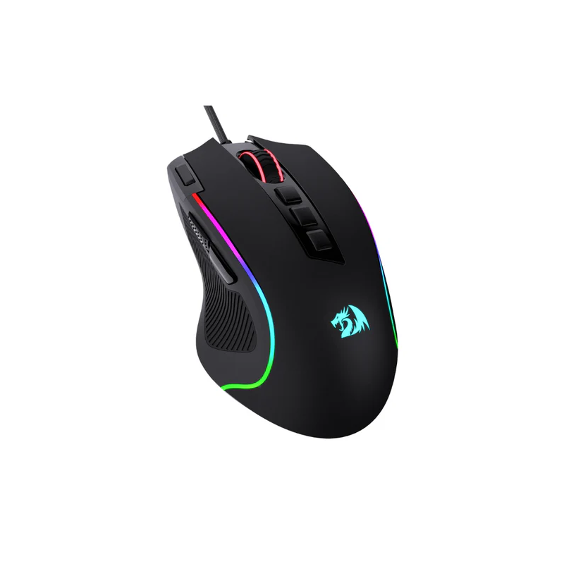 Redragon M612 Predator RGB Optical Gaming Mouse – Wired, Programmable Buttons, Adjustable DPI, Ergonomic Design
