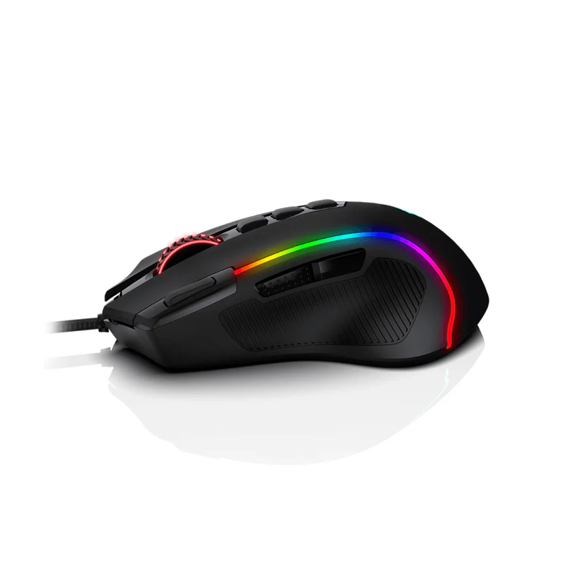 Redragon M612 Predator RGB Optical Gaming Mouse – Wired, Programmable Buttons, Adjustable DPI, Ergonomic Design